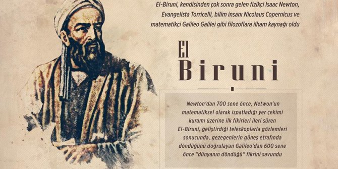 Newton, Torricelli, Galileo ve Copernicus�un ilham kaynağı ElBiruni