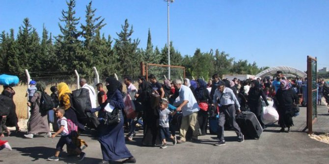 Suriyeliler Ã¼lkelerine koÅarak gitti