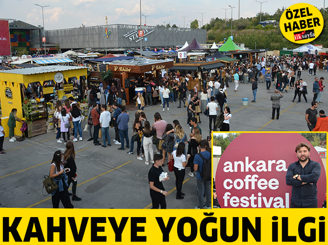 Ankara Kahve Festivali’ne yoğun ilgi