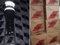 Ankara'da 6 milyon 550 bin bandrolsüz 'makaron' ele geçirildi