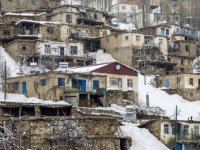 Diyarbakır’da kış mevsiminde köyde yaşam