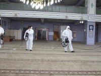 Gölbaşı camileri dezenfekte edildi