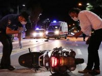 Sarıyer'de bariyerlere çarpan motosikletin sürücüsü öldü