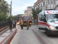 Florya'da patlayan çamaşır makinesi yangın çıkardı, 2 kişi dumandan etkilendi