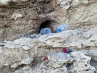 Kaçak kazı yaparken suçüstü yakalanan 2 kişiye gözaltı