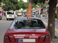 Ankaralı bir vatandaşın sıradışı yol tepkisi