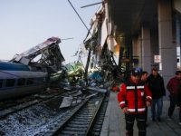 Ankara'daki YHT kazasından ilk görüntüler