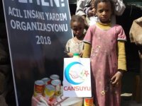 Cansuyu Derneği Yemen'de 14 bin muhtaca yardım eli uzattı