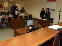 Lise öğrencileri 'sanal mahkemede' yarıştı