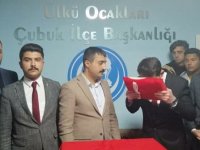 Çubuk Ülkü Ocakları'nda bayrak değişimi