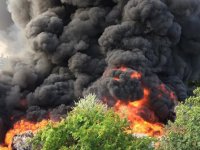 Antalya'da korkutan yangın