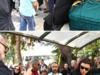 Hamdi Alkan cenaze tabutuna sarılan eşini fotoğrafladı