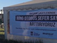 Mansur Yavaş'tan duraklara 'özür dileriz' yazısı