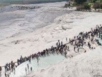 Pamukkale'ye üç ayda 1 milyon ziyaretçi