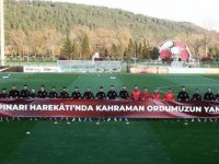 A Milli Futbol Takımı'ndan Mehmetçik'e destek