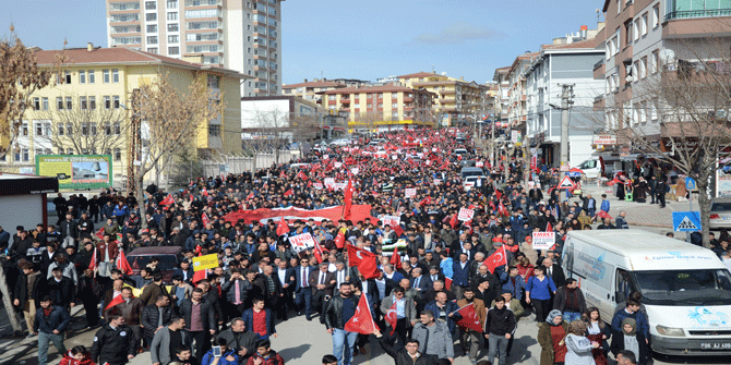 On binlerce Pursaklarlı Mehmetçiğe destek için yürüdü galerisi resim 15