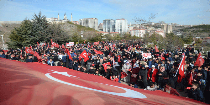 On binlerce Pursaklarlı Mehmetçiğe destek için yürüdü galerisi resim 19