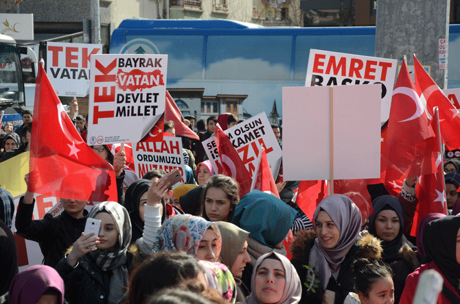 On binlerce Pursaklarlı Mehmetçiğe destek için yürüdü galerisi resim 2
