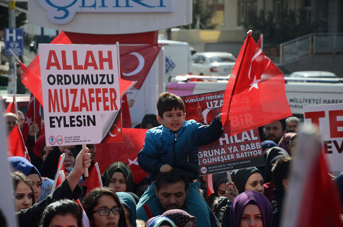On binlerce Pursaklarlı Mehmetçiğe destek için yürüdü galerisi resim 6