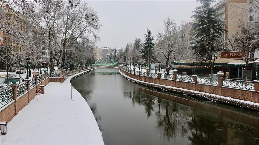 Eskişehir'de kar yağışı galerisi resim 1