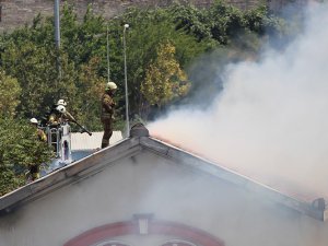 İstanbul'da Balıklı Rum Hastanesi'nde yangın çıktı