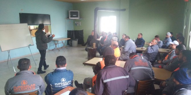 Pursaklar Belediyesi personeline İş Sağlığı güvenliği semineri