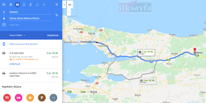 istanbul duzce arasi kac km istanbul duzce arasi kac saat istanbul duzce yol tarifi istanbul duzce