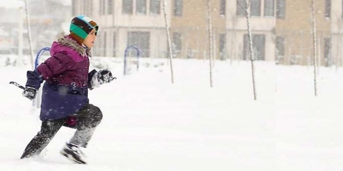 Konya'nın 6 ilçesinde eğitime kar engeli
