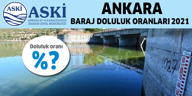 ankara baraj doluluk orani 29 aralik 2021 aski