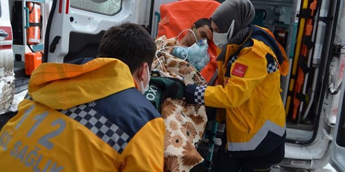 Aksaray'da soba gazı nedeniyle 17 kişi, hastanelik oldu