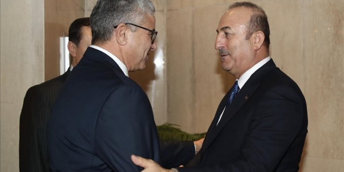 Dışişleri Bakanı Çavuşoğlu, Libya İçişleri Bakanı Başağa'yla görüştü