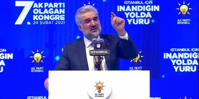 AK Parti İstanbul İl Başkan Adayı Kabaktepe kongrede konuştu