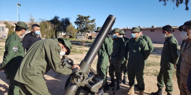 Milli Savunma Bakanlığı, Libyalı askerlere 'havan eğitimi' verdi