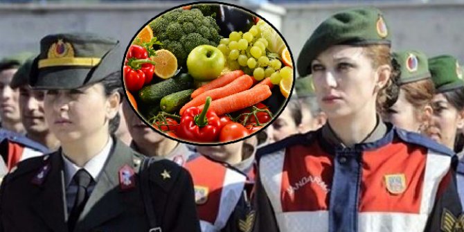 Jandarma yazlık meyve sebze alacak