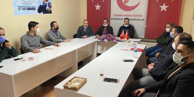 Yeniden Refah Partisi Etimesgut İlçe Başkanı Mustafa Erdoğan’dan milli görüş sözü