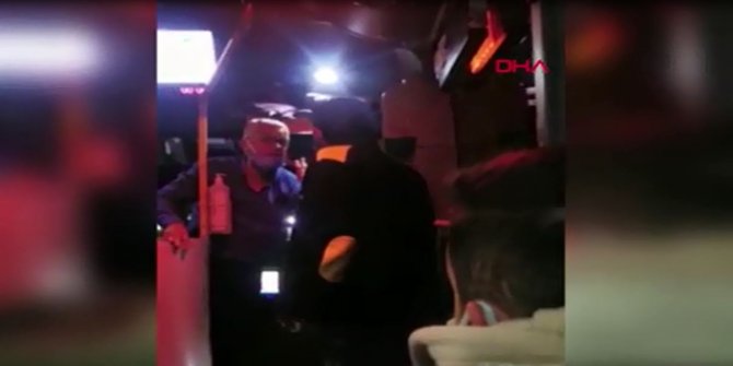 İş elbisesiyle minibüse binen yolcuya tepki gösteren sürücünün 'şoför kartı' iptal edildi