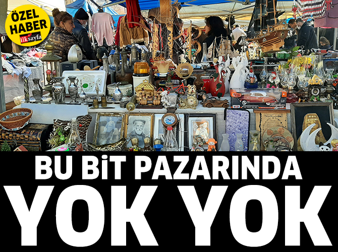 Ankara Altındağ'daki bit pazarına ilgi sürüyor