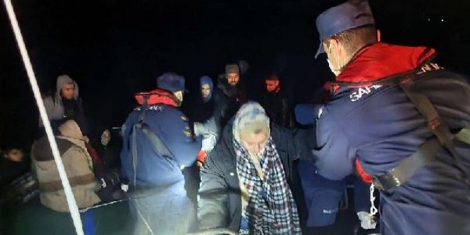Bodrum açıklarında 18 kaçak göçmen kurtarıldı