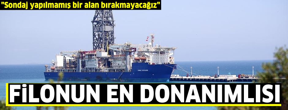 Türkiye'nin yeni sondaj gemisi 'Mavi Vatan'daki filonun en donanımlısı