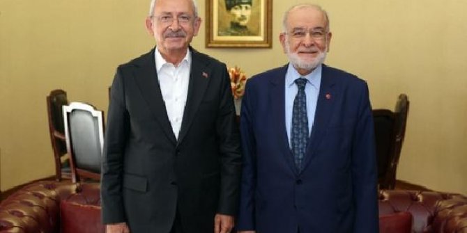 Kılıçdaroğlu, Karamollaoğlu ile görüştü