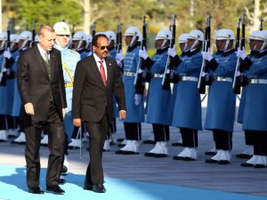 Somali Cumhurbaşkanı Fermacu Ankara'da