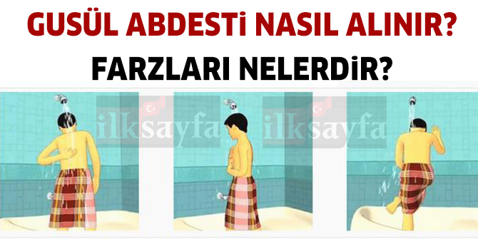 GusÃ¼l abdestinin farzlarÄ± - Boy abdestinin farzlarÄ±