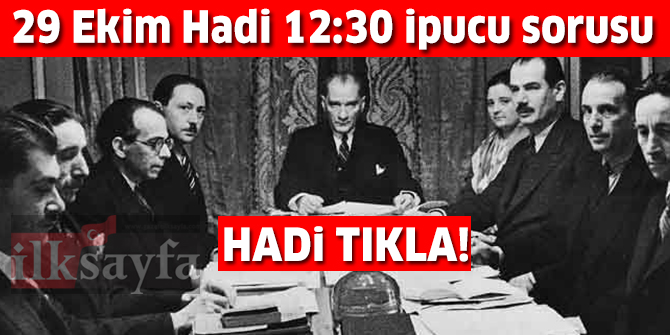 29 Ekim HADÄ° ipucu: 1939 yÄ±lÄ±nda TÃ¼rkiye Cumhuriyeti sÄ±nÄ±rlarÄ±na hangi Åehir dahil olmuÅtur?