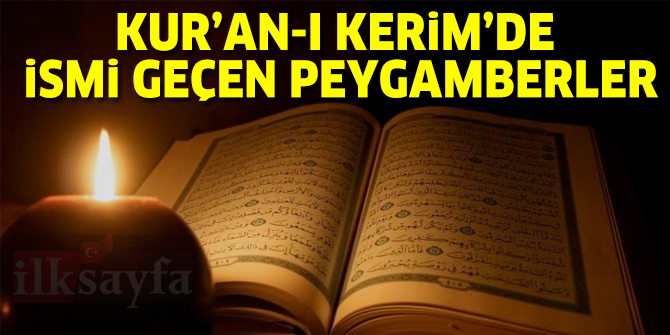 KuranÄ± Kerimde ismi geÃ§en peygamberler