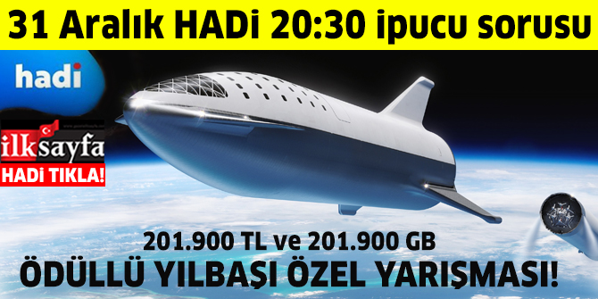 31 AralÄ±k HADÄ° 20:30 ipucu: SpaceX tekrar kullanÄ±mlÄ± kargo roketinin adÄ± nedir?
