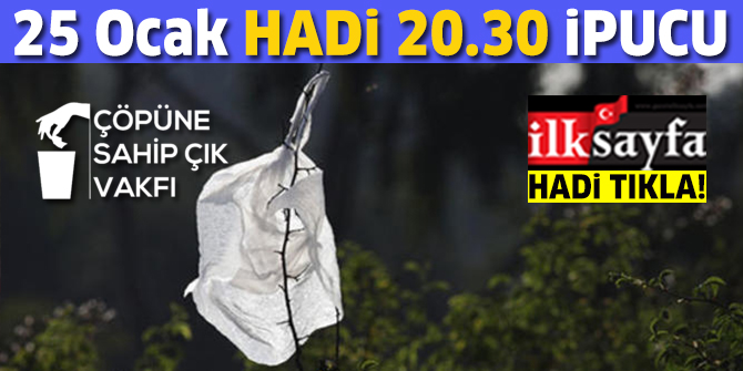 DÃ¼nyada yÄ±lda kaÃ§ adet plastik poÅet kullanÄ±lÄ±yor? 25 Ocak Hadi ipucu 20.30 Spor Gecesi