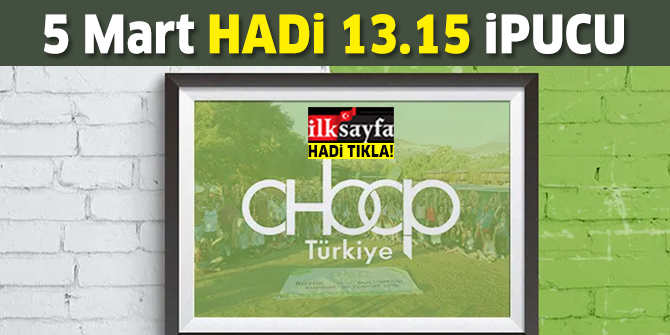 5 Mart HADÄ° MAGAZÄ°N ipucu: Sosyal medyada baÅlayan Ahbap organizasyonu nedir? Ahbap DerneÄi, Ahbap Nedir? 13.15 ipucu sorusu cevabÄ±