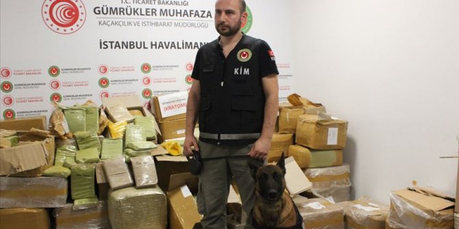 İstanbul Havalimanı'nda 1 ton 745 kilogram uyuşturucu ele geçirildi