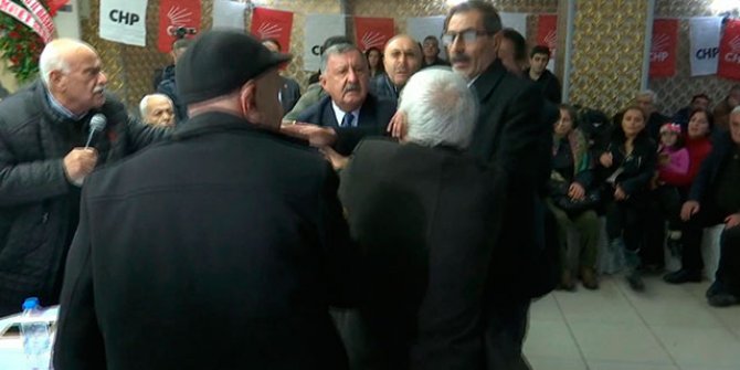 Elazığ'da CHP kongresinde yumruklu kavga