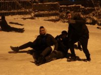 Ankaralılar, karın tadını kayak yaparak çıkardı